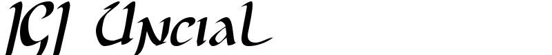 JGJ Uncial