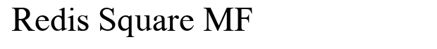 Redis Square MF