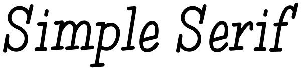 Simple Serif