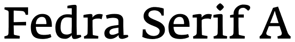 Fedra Serif A