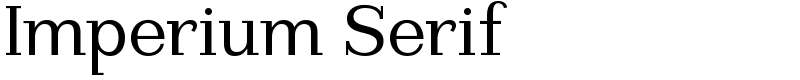 Imperium Serif
