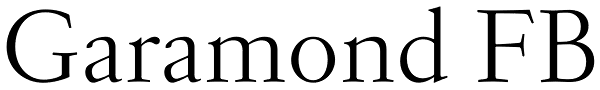 Garamond FB