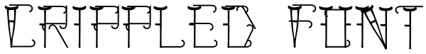 Crippled Font