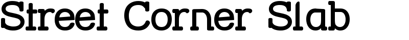 Street Corner Slab