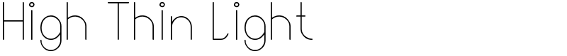 High Thin Light