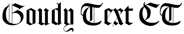 Goudy Text CT