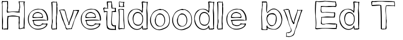 Helvetidoodle by Ed T