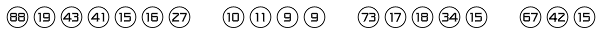 Numbers 0-99 Style One