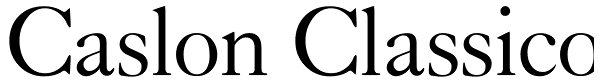 Caslon Classico