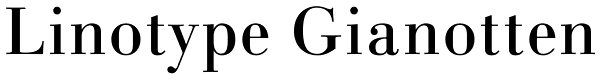 Linotype Gianotten