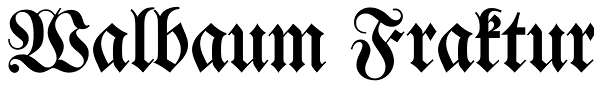 Walbaum Fraktur