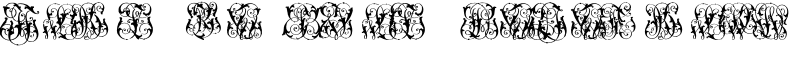 Hard to Read Monograms