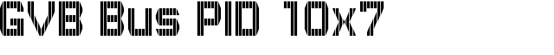 GVB Bus PID 10x7