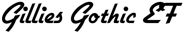 Gillies Gothic EF