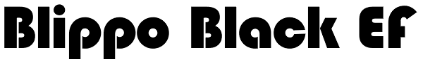 Blippo Black EF