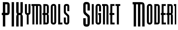 PIXymbols Signet Modern