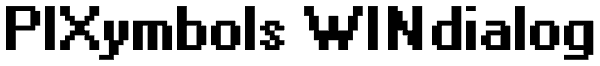 PIXymbols WINdialog