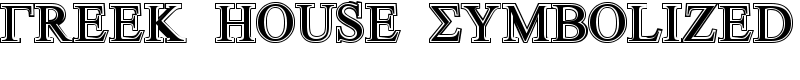 Greek House Symbolized