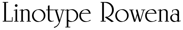 Linotype Rowena