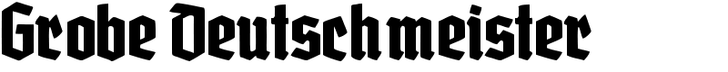 Grobe Deutschmeister