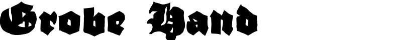 Grobe Hand