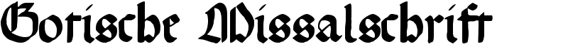 Gotische Missalschrift