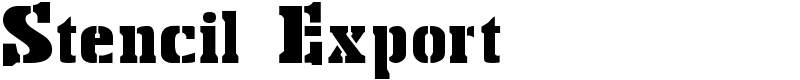 Stencil Export