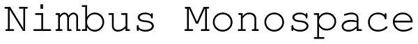 Nimbus Monospace