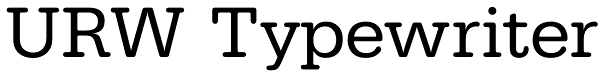 URW Typewriter