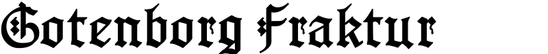 Gotenborg Fraktur