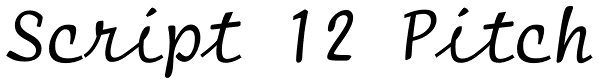 Script 12 Pitch