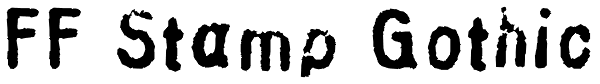FF Stamp Gothic