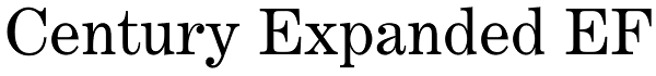 Century Expanded EF