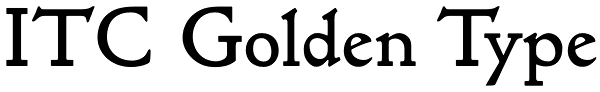 ITC Golden Type