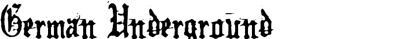 German Underground