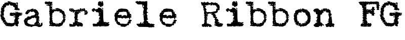 Gabriele Ribbon FG