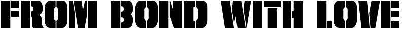 From Bond With Love