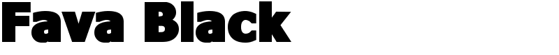 Fava Black
