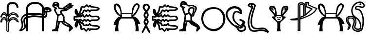 Fake Hieroglyphs