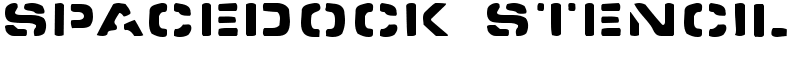 Spacedock Stencil
