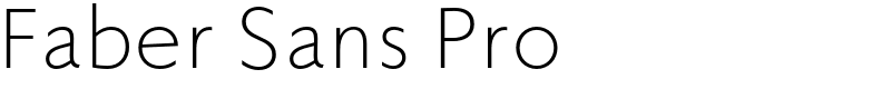 Faber Sans Pro