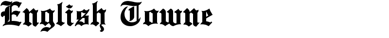 English Towne