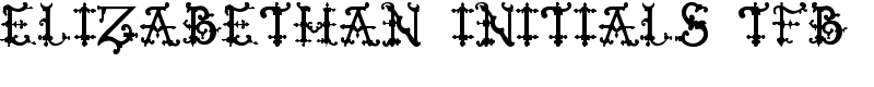 Elizabethan Initials TFB
