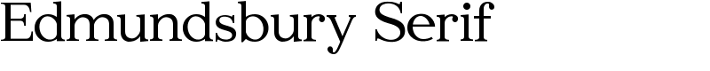 Edmundsbury Serif