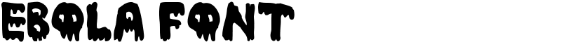 Ebola Font