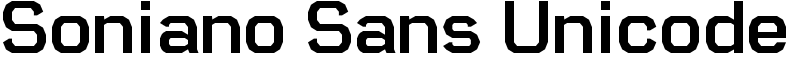 Soniano Sans Unicode