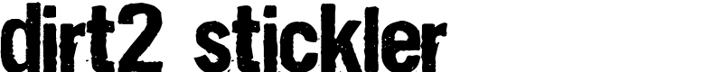 Dirt2 Stickler