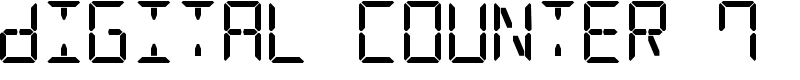 Digital Counter 7