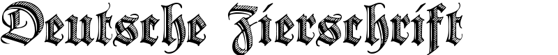 Deutsche Zierschrift