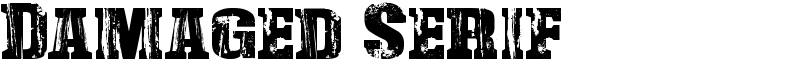 Damaged Serif